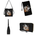 thumbnail image 4 of ZUXONGSY Ghost Pumpkin Print Bucket Crossbody Bag Set for Women Lady Lightweight Crossbody Hobo Bag with Wallet Set Large 2 Pcs Bucket Purse Set for Shopping, 4 of 4