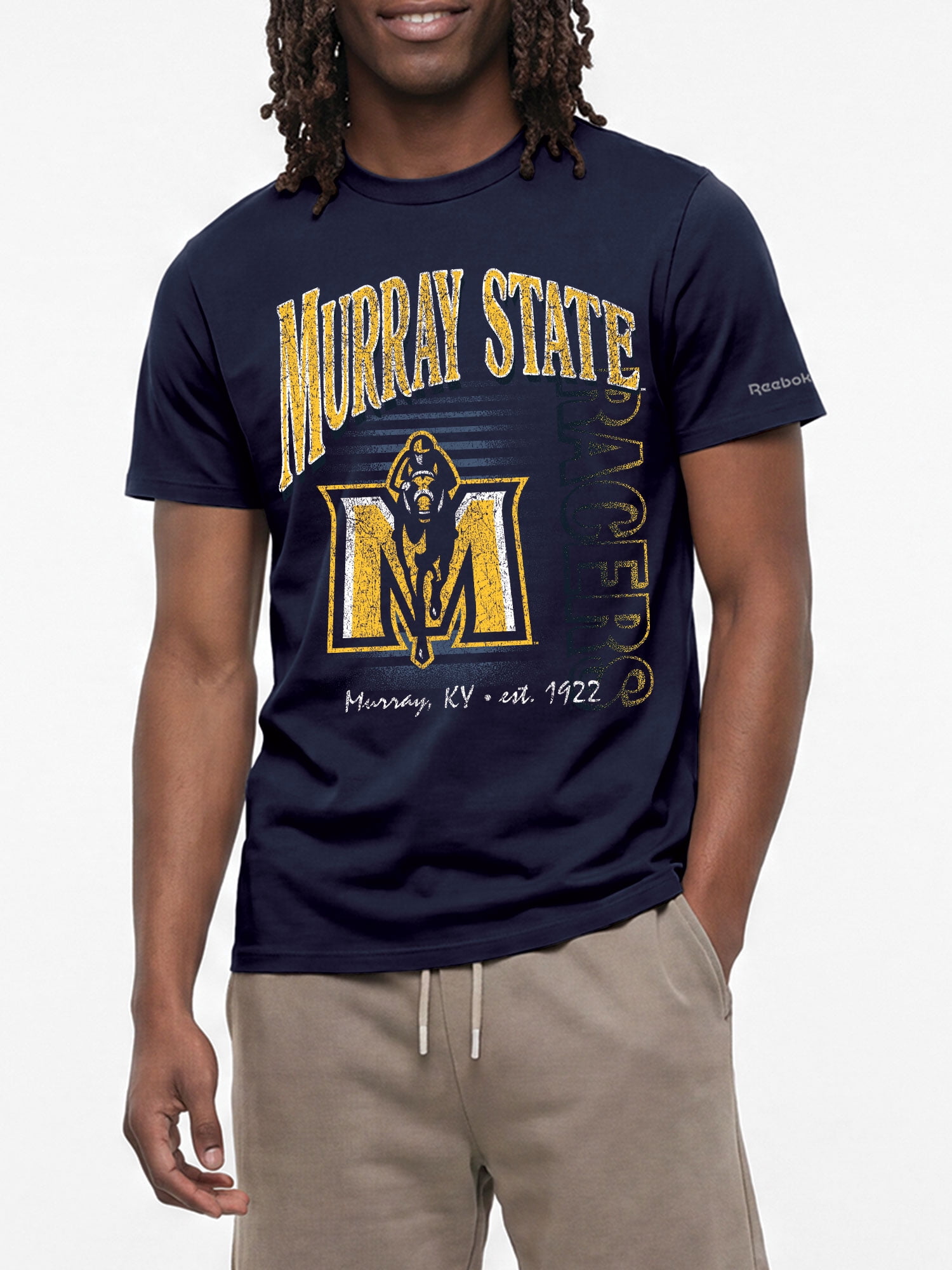 Murray State Racers Reebok Mens Crew Neck Short Sleeve T-Shirt