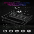 thumbnail image 5 of SaniMore Tri-layer Case for Samsung Galaxy Z Fold 4 7.6", 360° Rotating Holder/Kickstand Rugged PC Back + TPU Bumper Magnetic Car Mount Anti-fingerprint Anti-fall Heavy Duty Protective Case, Black, 5 of 7