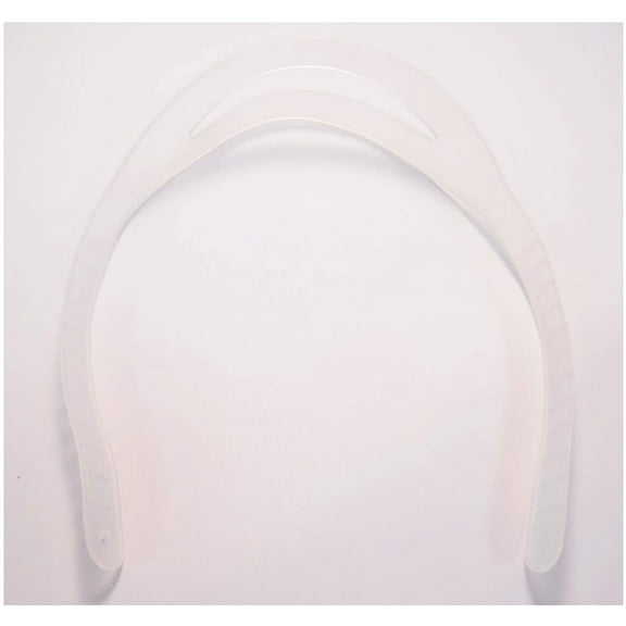 Silicone Mask Strap 3/4" Clear