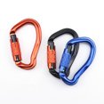 thumbnail image 4 of Yuarrent Mosquetón Camping al aire libre Senderismo Mochilero Hebilla Bolsillo portátil Anillo en D Llavero de seguridad Ascender Espeleología Cordón Type2 NO2 Yuarrent OD020393-03, 4 of 6