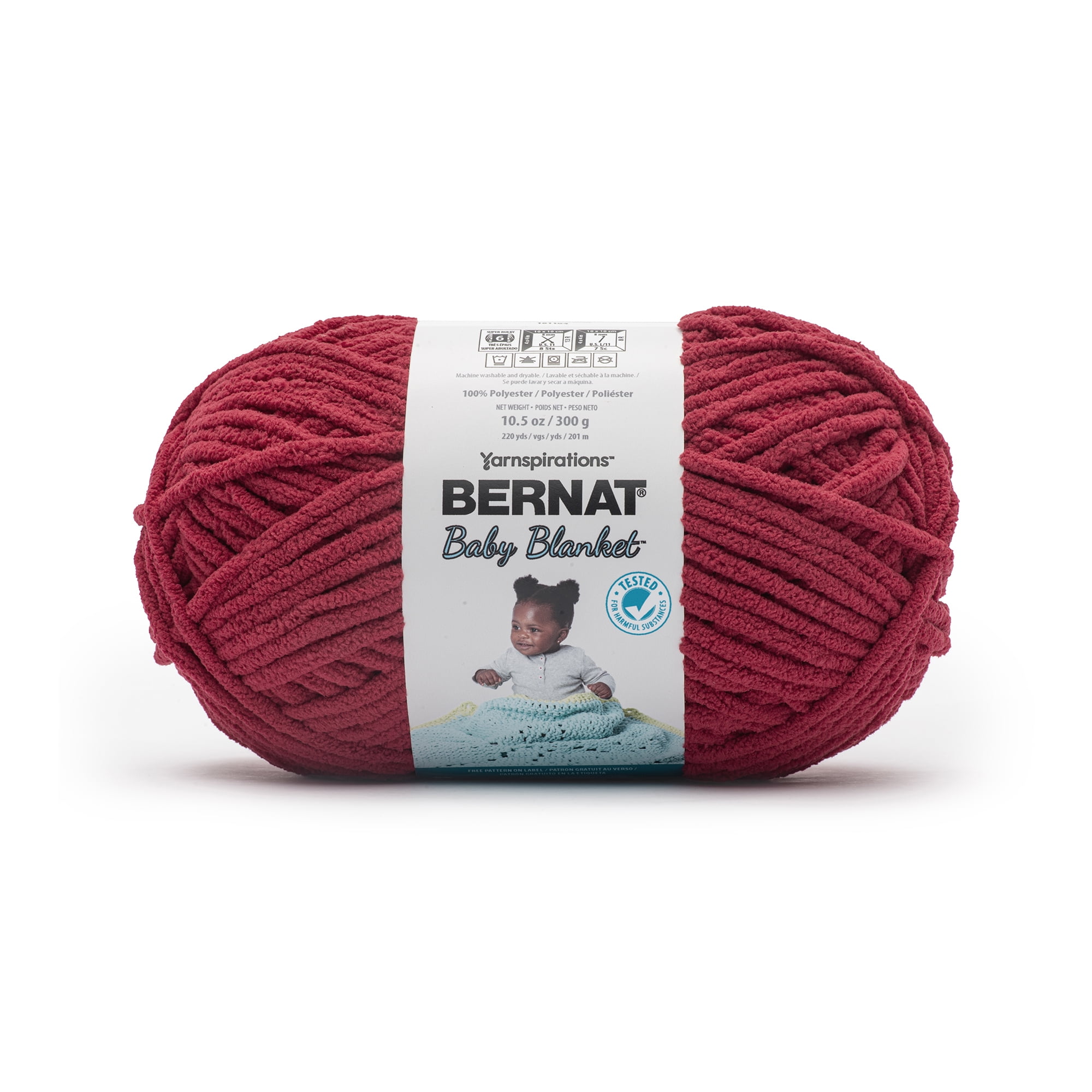 Bernat® Baby Blanket™ Fil, Polyester #6 Super Encombrant