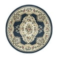 thumbnail image 2 of Nourison Aubusson Farmhouse & Country Navy 5'3" x round Area Rug, (5 Round), 2 of 8
