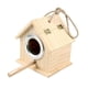 thumbnail image 1 of 1 piece wooden parrot nest birdhouse for breeding, protective shelter for budgies and other pet birds, cage accessory, 1 of 5