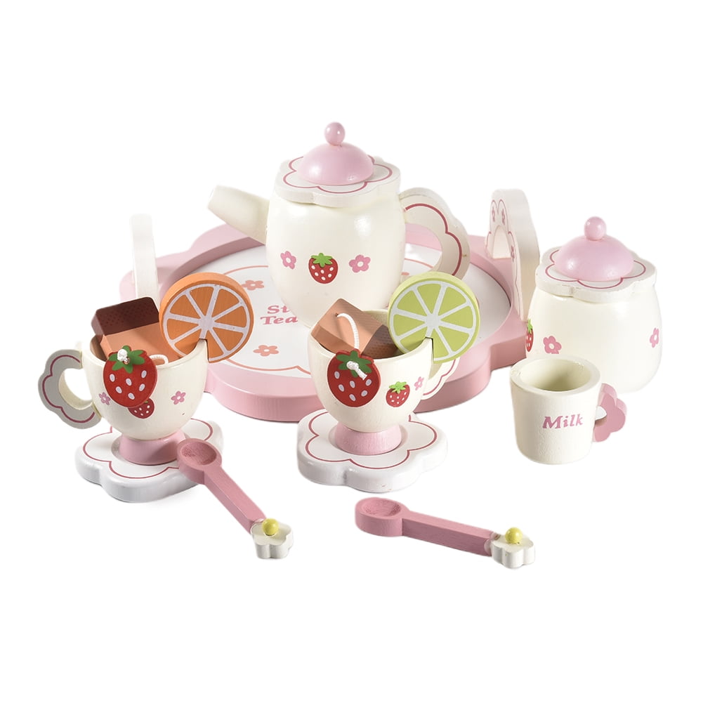 strawberry tea set
