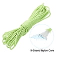 thumbnail image 3 of Uxcell Reflective Guyline Camping Paracord 4mm Nylon Tent Cord Guyline Rope Light Green 33 Feet, 3 of 6