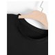 thumbnail image 2 of Men's Casual Street Style Black T-Shirt with Moon & Starry Sky Graphic - Soft Cotton, Round Neck, Short Sleeve, Versatile Summer Top, 2 of 5