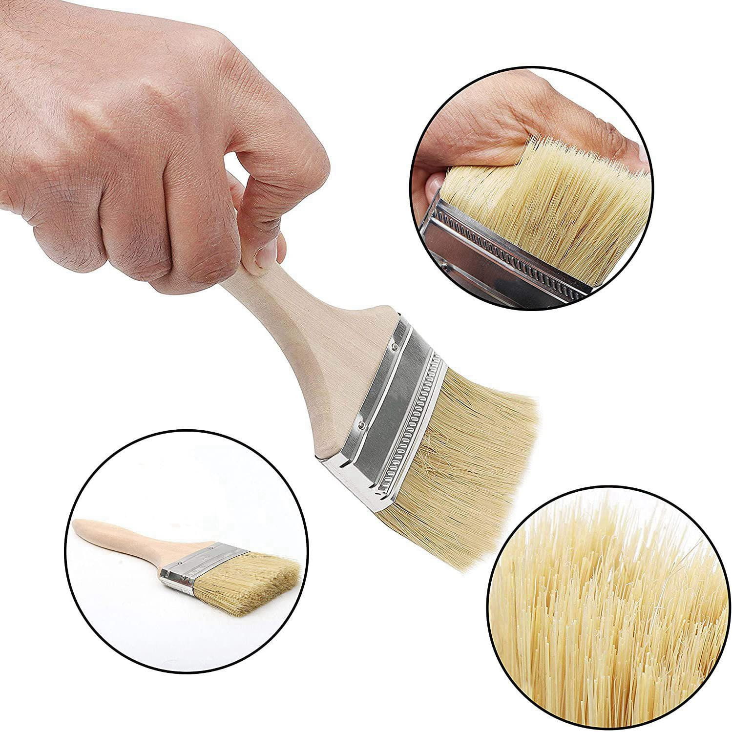 18 Pack of 4 Inch (89mm) Paint Brushes and Chip Paint Brushes