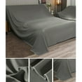 thumbnail image 2 of Furniture Cover Drop Cloth Bedspread Sofa Storage Covers, Polyester Rectangular Tablecloth Recliner Cover Protector Dust Cover, Washable-Dark gray-350x600cm(138x236in), 2 of 7