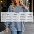 thumbnail image 7 of Lmnyox Ribbed Sweatshirts for Women Loose Crew Neck Oversized Pullover Fashion Casual Sweatshirts, 7 of 7