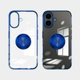 thumbnail image 2 of Allytechgroup iPhone 16 Plus Case with Ring Holder, Kickstand Magnetic Case Compatible with Car Mount Bumper Rugged Shockproof Clear Back Cover Phone Case for Apple iPhone 16 Plus, Blue, 2 of 6