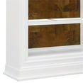 thumbnail image 5 of 3 Shelf Bookcase with Natural Wood Back Panel in White by Pulaski Furniture, 5 of 10