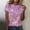 Purple, variant on Women's Sequin Tops Sparkly Glitter Blouses Sequined Short Sleeve Shirts for Holiday Club Night Gear up for greatness for less