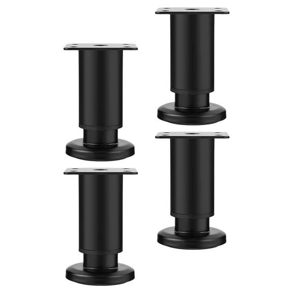 FRCOLOR 4pcs Table Leg Adjustable Height Replacement Support Leg Heavy Duty Table Leg Furniture Leg 8-12cm