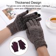 thumbnail image 3 of Sonducket Guantes de punto Invierno Mujer Hombre Calentamiento de manos Cubierta Accesorio de ropa Pantalla táctil Punto Guante de dedos completos Tipo 1 guantes y mitones Tipo 11 Sonducket AP010237-11, 3 of 6