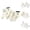 White, variant on Paiwinds Girls 5-Pack Bowknot Mid-Calf Socks Soft Cotton Breathable Summer Crew Socks for Kids 3-14 Years