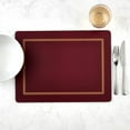 thumbnail image 2 of Set of 4 Classic Burgundy Cork-Backed Placemats, 2 of 4