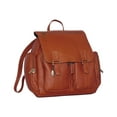 thumbnail image 1 of David King Laptop Backpack w/ 2 Front Pockets - Notebook carrying backpack - tan, 1 of 1