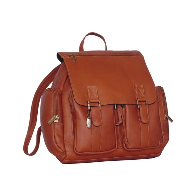 David King Laptop Backpack w/ 2 Front Pockets - Notebook carrying backpack - tan