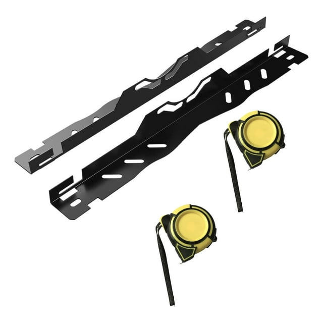 2x Herramienta de alineación de ruedas, accesorios de alineación de convergencia automotriz, ajuste universal, resistente, genérico para reparación de con cintas métricas