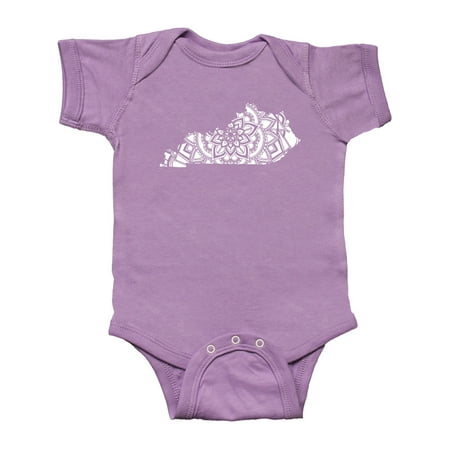 

Inktastic Kentucky Silhouette Mandala Gift Baby Boy or Baby Girl Bodysuit