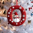 thumbnail image 4 of Kbndieu 26 Letter Ornaments for Christmas Tree, Initial Ornaments Christmas Tree Decorations Ornaments Christmas Hanging Decor Gifts for Women Men Friends Family Party Indoor O, 4 of 6