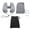 Light Gray, variant on YAHHU Inflatable Travel Pillow H Shaped Detachable Washable Neck Support with Hood Storage Bag Quick Fill Airplane Pillow 7.87 inches / 20 cm - Light Gray