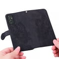 thumbnail image 3 of Case Slim Premium Leather Flip Wallet with Card Holder Magnetic Closure Protective Phone Case Cover for iPhone,Black, 3 of 5