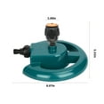 thumbnail image 3 of SDNall Automatic Rotating Garden Sprinkler, 360 Degree Water Sprinkler for Kids and Plant Irrigation, Multipurpose Yard Sprinkler with Sturdy Base for Large Area Coverage, 3 of 8