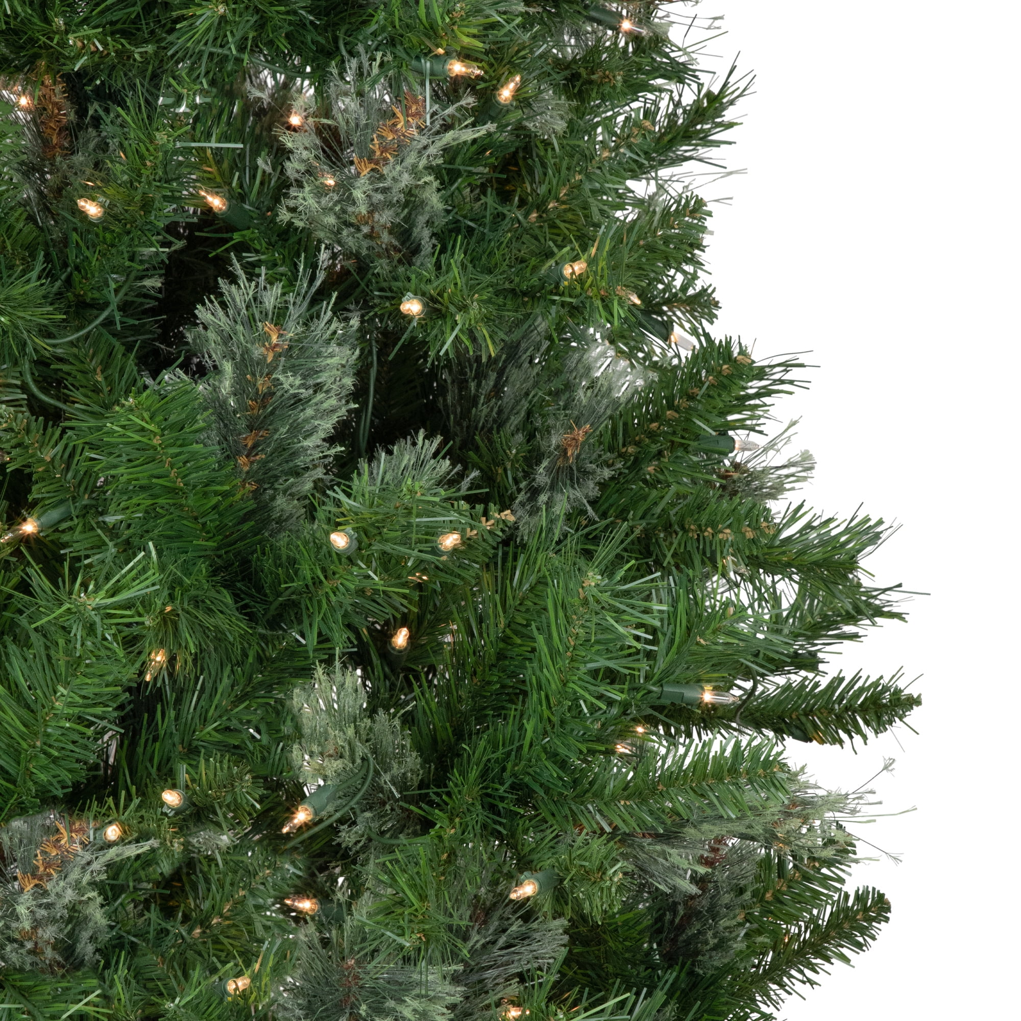 6.5' Pre-Lit Atlanta Mixed Cashmere Pine Medium Artificial Christmas Tree - Clear Lights