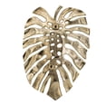 thumbnail image 3 of 18.9x13.4x1.4" Gold Monstera Leaf Wall Décor, 3 of 6