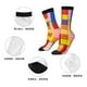 thumbnail image 5 of Balery Colorful Plastic Blocks Pattern Calcetas Largas con Estampado para Hombre y Mujer – Suaves y Transpirables, Talla Única (US 5-11), 5 of 6