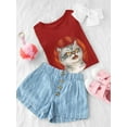 thumbnail image 3 of Angry Cat T-Shirt Toddler -Kayomi Harai Designs,  3 Toddler, 3 of 4