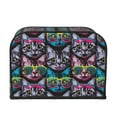 thumbnail image 2 of Daiia Happy Kitten Faces Pattern 4 slice Toaster Cover, Toaster Appliance Dust-proof Cover For Kitchen Small Appliance Dust Cover and Fingerprint Protection, 2 of 7