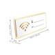 thumbnail image 2 of CRAFTHROU 2Ud De Red WiFi En Acrílico Para Pared Ideal En Cafetería Y Negocios, 2 of 8