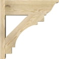 thumbnail image 3 of Ekena Millwork 8"W x 24"D x 24"H Merced Rough Sawn Traditional Outlooker, Douglas Fir, 3 of 4