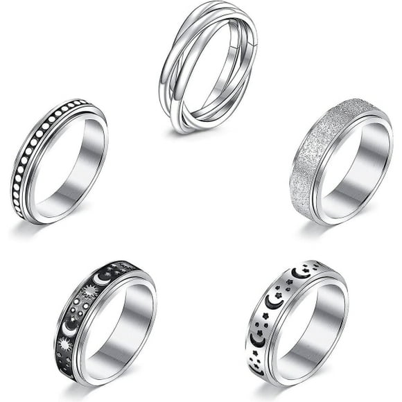 Anxiety Ring For Women Spinner Ring 7