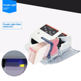 thumbnail image 4 of Portable Mini Money Counter with UV/MG/ Detection for Multi Currencies US PLUG,1 x Money Counter,White, 4 of 8