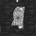 thumbnail image 4 of Inktastic Mississippi Silhouette Mandala Women's T-Shirt, 4 of 5