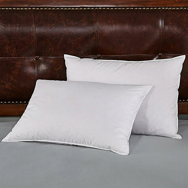 Peace Nest White DownProof Feather & Down Pillow, Queen Size Set of 2