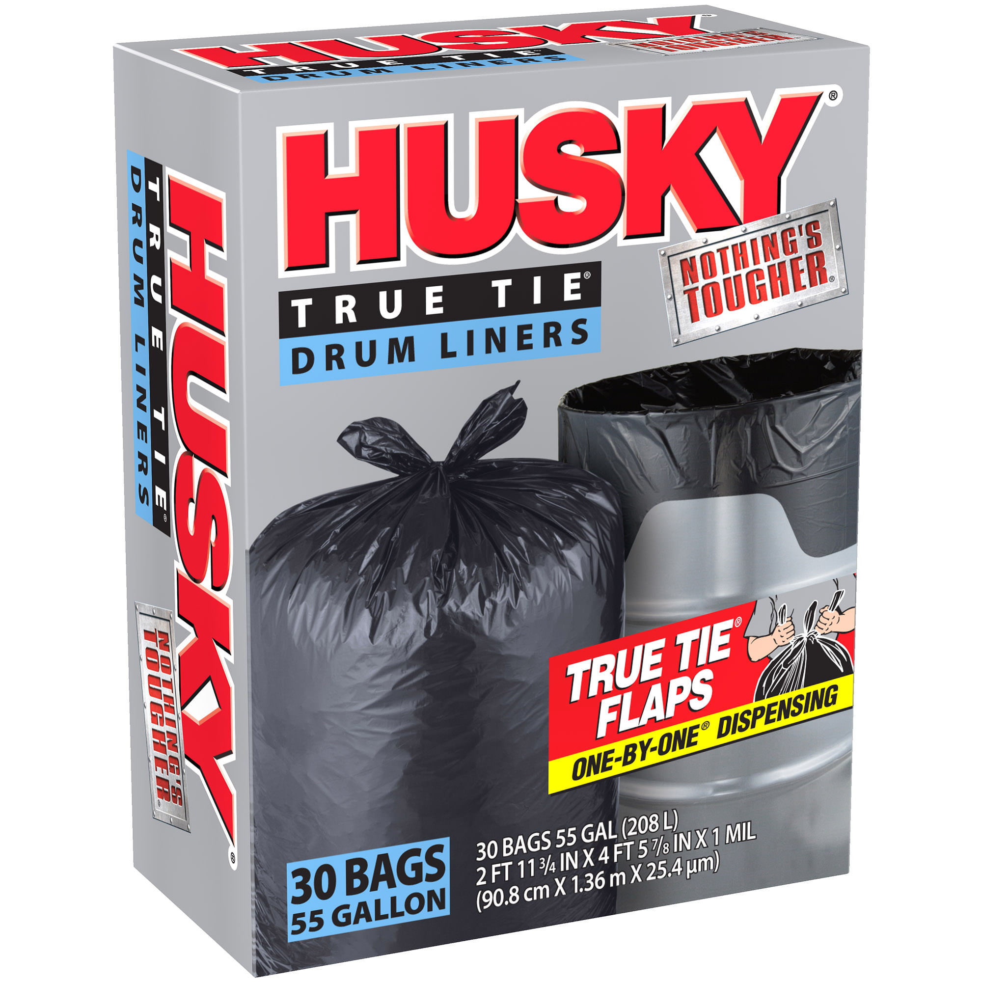 Waste Management/Trash Bag & Liners Husky 55 Gallon Twist Tie 200
