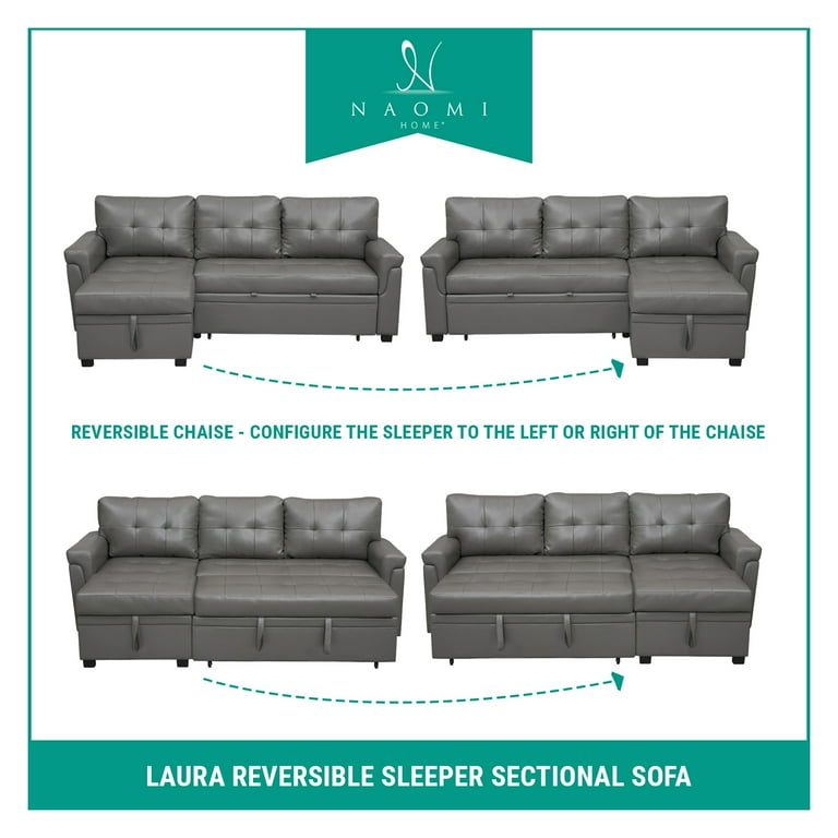 Naomi home 2024 laura reversible sleeper
