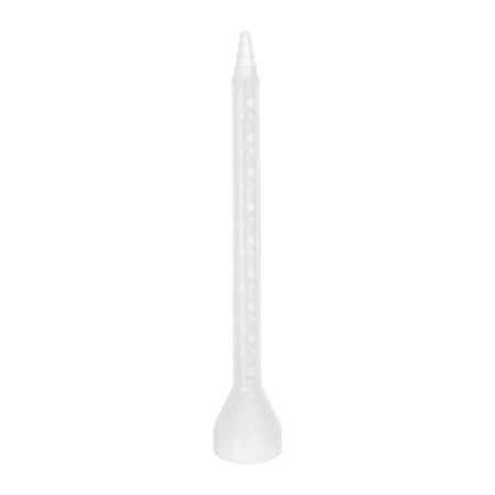 

Uxcell 4.8-inch Plastic Resin Mixing Nozzle Round Connector for AB Glue 400ml Cartridges White