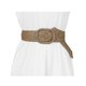 thumbnail image 4 of CINTURONES ANCHOS DE MUJER INSPIRE CHIC, CINTURONES TRAMADOS PARA VESTIDO, BROCHE GRUESO 22.83-37.01" Marrón, 4 of 4