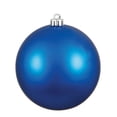 thumbnail image 1 of Vickerman 15,75" Boule Bleue Mat Ornement de Noël, 1 of 3
