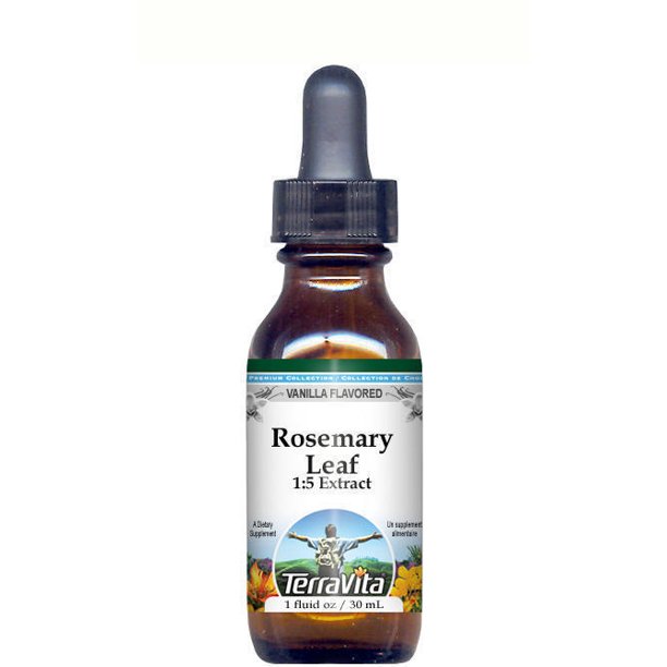 TerraVita Rosemary Leaf Glycerite Liquid Extract (15) Vanilla