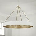 thumbnail image 7 of Capital Lighting 453061 Weller 6 Light 36" Wide Ring Chandelier - Brass, 7 of 7