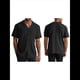 thumbnail image 2 of Camisa de Punto para Hombre, de Corta, , con Botones, para Vacaciones en la Playa, Informal, A Rayas, para Verano. Negro M, 2 of 7