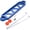 Blue, variant on Universal Billet Aluminum Battery Tie Down Mount Bracket with 250mm(10") Stainless J Bolts for Car SUV RV Fits Group 24 34 35 Batteries