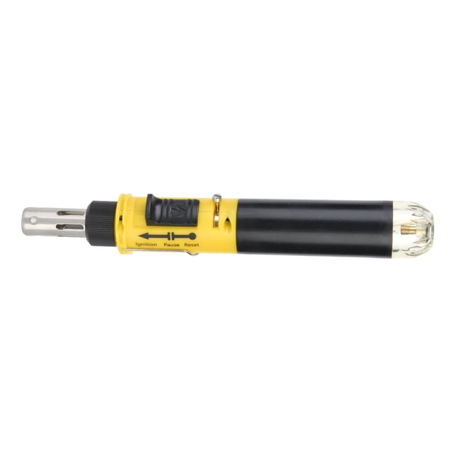 Kit de Soplete de Soldadura Portátil Inalámbrico Bling Bling 12 en 1 Amarillo